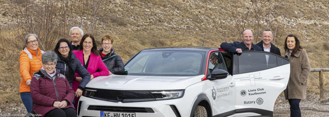 Elektroauto für den Hospizverein Kaufbeuren/Ostallgäu