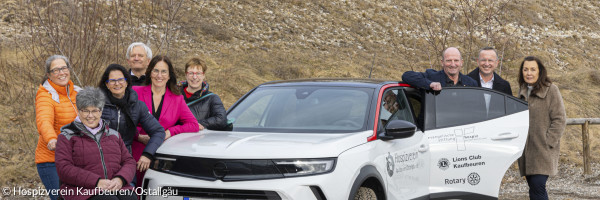 Elektroauto für den Hospizverein Kaufbeuren/Ostallgäu